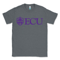 Charcoal Heather East Carolina University Classic Tee - linhVisuals