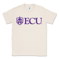 Natural East Carolina University Classic Tee - linhVisuals