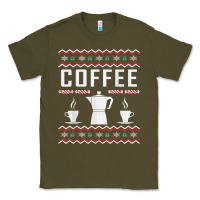 Army Green coffee ugly sweater christmas Classic Tee - linhVisuals