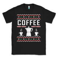 Coffee Ugly Sweater Christmas Classic Tee | Teevron