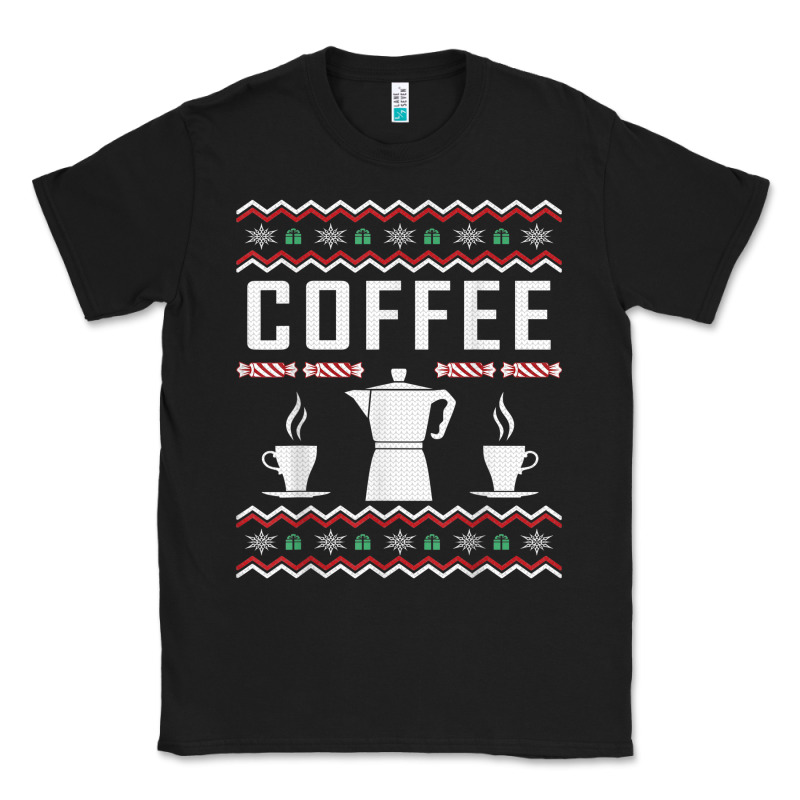 Coffee Ugly Sweater Christmas Classic Tee by linhVisuals | Teevron