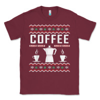Burgundy coffee ugly sweater christmas Classic Tee - linhVisuals