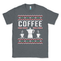 Charcoal Heather coffee ugly sweater christmas Classic Tee - linhVisuals
