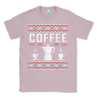 Lilac coffee ugly sweater christmas Classic Tee - linhVisuals