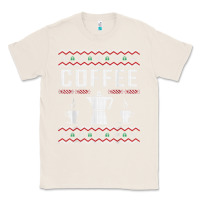 Natural coffee ugly sweater christmas Classic Tee - linhVisuals