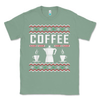 Sage coffee ugly sweater christmas Classic Tee - linhVisuals