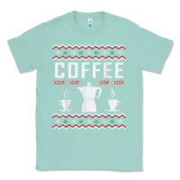 Seafoam coffee ugly sweater christmas Classic Tee - linhVisuals