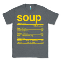 Charcoal Heather soup nutrition facts funny thanksgiving christmas food Classic Tee - linhVisuals