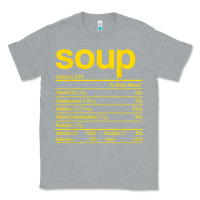 Heather Grey soup nutrition facts funny thanksgiving christmas food Classic Tee - linhVisuals