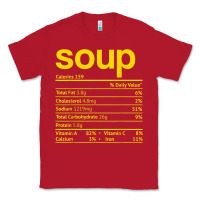 Soup Nutrition Facts Funny Thanksgiving Christmas Food Classic Tee | Teevron