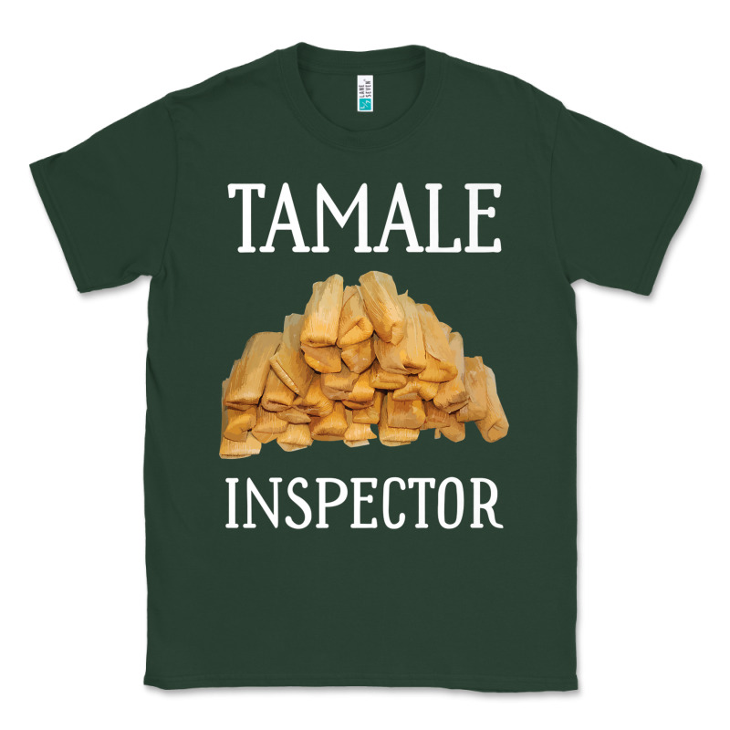 Tamale Inspector Mexican Holiday Christmas Food Classic Tee by linhVisuals | Teevron
