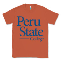 Copper Peru State College Wordmark Classic Tee - linhVisuals