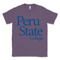 Lavender Peru State College Wordmark Classic Tee - linhVisuals