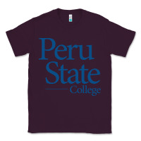 Plum Peru State College Wordmark Classic Tee - linhVisuals