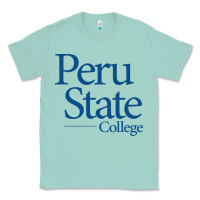 Seafoam Peru State College Wordmark Classic Tee - linhVisuals