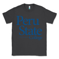 Smoke Peru State College Wordmark Classic Tee - linhVisuals