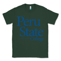 Sports Green Peru State College Wordmark Classic Tee - linhVisuals