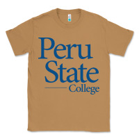 Toasted Coconut Peru State College Wordmark Classic Tee - linhVisuals