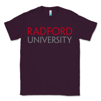 Plum Radford University Wordmark Classic Tee - linhVisuals