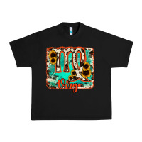 Black virgo turquoise cowhide Urban Heavy Tee - RanaPortraitStore