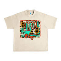 Sandshell virgo turquoise cowhide Urban Heavy Tee - RanaPortraitStore