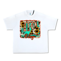 White virgo turquoise cowhide Urban Heavy Tee - RanaPortraitStore