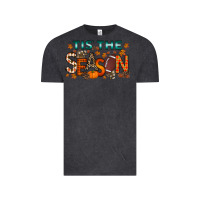 Vintage Black tis the season football Vintage Tee - RacoonDesign