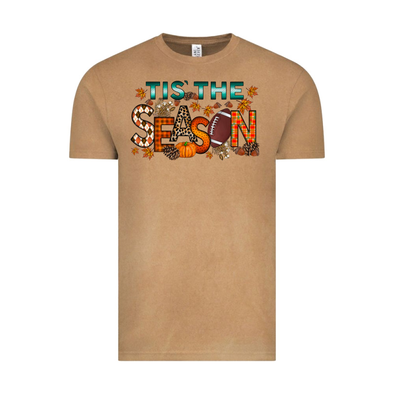 Tis The Season Football Vintage Tee by RacoonDesign | Teevron