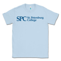 Dusty Blue St. Petersburg College Classic Tee - linhVisuals
