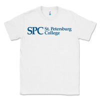 White St. Petersburg College Classic Tee - linhVisuals
