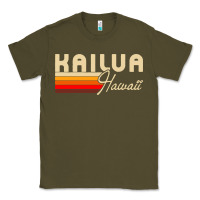 Army Green kailua hawaii Classic Tee - linhVisuals