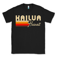 Black kailua hawaii Classic Tee - linhVisuals