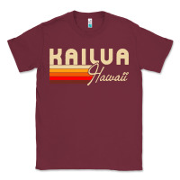 Burgundy kailua hawaii Classic Tee - linhVisuals