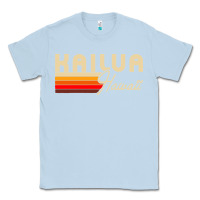 Dusty Blue kailua hawaii Classic Tee - linhVisuals