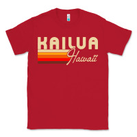 Red kailua hawaii Classic Tee - linhVisuals