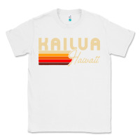 White kailua hawaii Classic Tee - linhVisuals