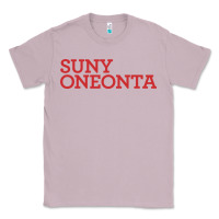 Lilac Suny Oneonta Wordmark Classic Tee - linhVisuals