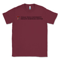 Burgundy Texas Tech University Health Sciences Center Wordmark Classic Tee - linhVisuals