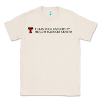 Natural Texas Tech University Health Sciences Center Wordmark Classic Tee - linhVisuals