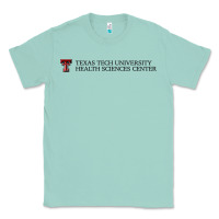 Seafoam Texas Tech University Health Sciences Center Wordmark Classic Tee - linhVisuals