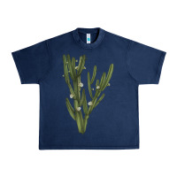 Navy cereus jamacaru Urban Heavy Tee - LillyAllenDesigns