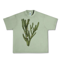 Oil Green cereus jamacaru Urban Heavy Tee - LillyAllenDesigns