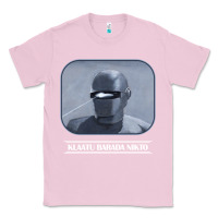 Bubblegum Pink klaatu barada nikto Classic Tee - linhVisuals