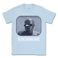 Dusty Blue klaatu barada nikto Classic Tee - linhVisuals