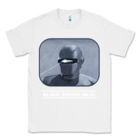 White klaatu barada nikto Classic Tee - linhVisuals