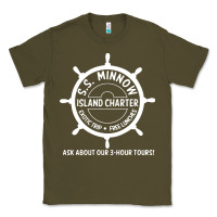 Army Green s.s. minnow tour Classic Tee - linhVisuals