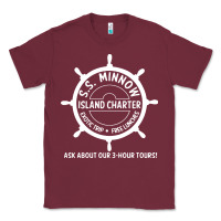 Burgundy s.s. minnow tour Classic Tee - linhVisuals