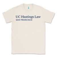 Natural Uc Hastings Wordmark 2019 Classic Tee - linhVisuals