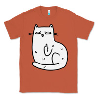 Copper cat giving the finger Classic Tee - linhVisuals