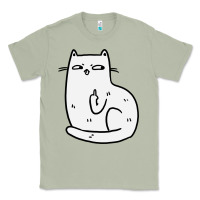 Matcha cat giving the finger Classic Tee - linhVisuals